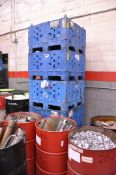 Lot-(7) Plastic Tubs