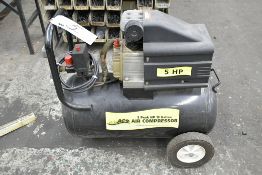 Sce 5-HP Horizontal Tank Mounted Portable Air Compressor, 13-Gallon Tank, 1-PH