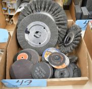 Lot-Wire Wheels, Cut Off Blades, Etc. in (1) Box