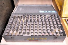 No Name .626 - .750 Pin Gage Set