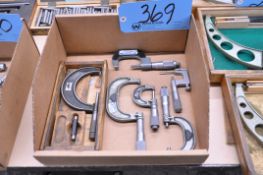 Lot-(6) Various Outside Micrometers in (1) Box