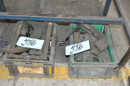 Lot-Tooling, (3) Machine Vises (Need Repair), and (1) Indexing Bending Die on Floor