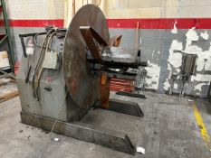 American Steel Line Model 1000, 6,000-Lbs. Capacity Motorized Coil Reel Uncoiler, 24