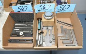 Lot-Small Precision Squares, GoNogos, and Federal Fixture Set in (3) Boxes
