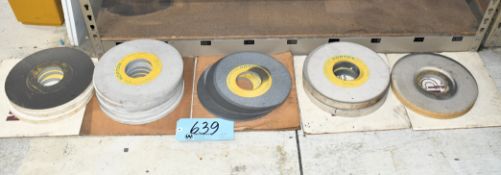 Lot-Various Grinding Wheels (5) Stacks on Floor, (Upstairs)