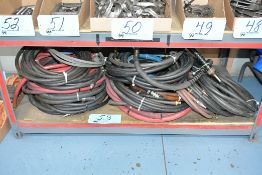 Lot-Air Hoses on (1) Shelf