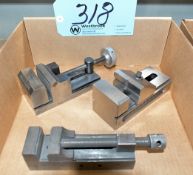 Lot-(3) Various Small Machine Vises in (1) Box
