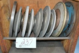 Lot-(9) Brown & Sharpe 1020 / 1024U Wheel Hubs with Wheels
