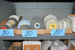 Lot-Various Used Grinding Wheels in (3) Boxes