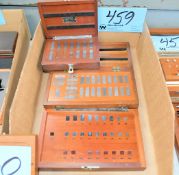 Lot-(3) Various Wafer Gage Block Sets in (1) Box
