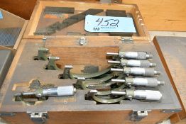 Mitutoyo 6-Piece Outside Micrometer Set with Case