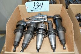 Lot-(7) CAT40 Taper Tool Holders in (1) Box