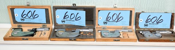 Lot-(1) Etalon and (3) VIS Outside Micrometers with Cases