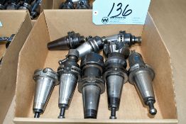 Lot-(8) CAT40 Taper Tool Holders in (1) Box
