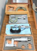 Lot-(4) Various Outside Micrometers