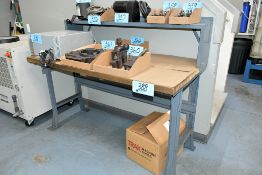 Lot-(4) Wood Top Work Benches, (Contents Not Included)