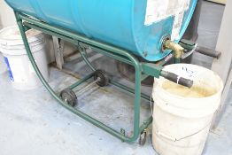 Horizontal 4-Wheel Drum Cart