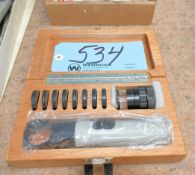 EDP Pocket Single Ocular Hand Held Optical Comparator Set with Case