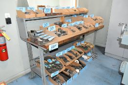 Lot-(3) Wood Top Work Benches, (Contents Not Included)