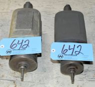 Lot-(2) Red Head Type Heald I.D. Spindle, (Upstairs)