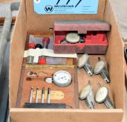 Lot-Various Bore Gage & Dial Force Indicators in (1) Box