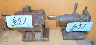 Lot-(2) Brown & Sharpe Tail Stocks, (Upstairs)