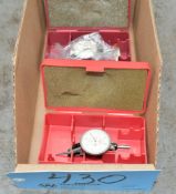 Lot-(2) Interapid Dial Force Indicator Gages in (1) Box