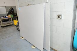 Lot-(3) Bathroom Stall Divider Walls