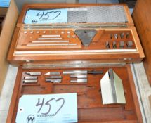 Lot-(2) Gage Block Accessory Sets
