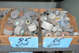 Lot-Used Grinding Wheels in (2) Boxes