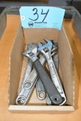 Lot-Adjustable Wrenches in (1) Box
