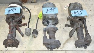 Lot-(3) Pumps, (Upstairs)