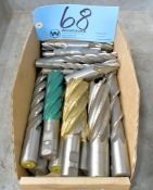 Lot-Various Single End Mills in (1) Box