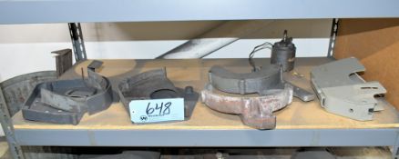 Lot-Grinder Machine Parts on (1) Shelf, (Upstairs)