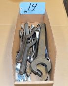 Lot-Various Wrenches and Spanner Wrenches in (1) Box