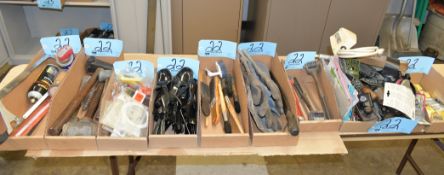 Lot-Welding Gloves, Grinding Wheel Dressers, Brushes, Plastic Utensils, Measuring Cards, Etc.