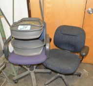 Lot-(3) Office Chairs
