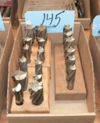 Lot-Single End Mills Sets in (1) Box