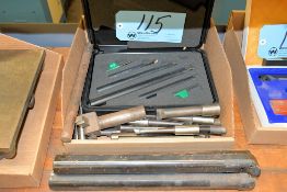 Lot-Various Boring Bars with (1) Set in (1) Box