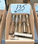 Lot-R8 Collets in (1) Box