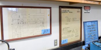 Lot-(3) Framed Instructional Prints and (1) Nuts Display Board