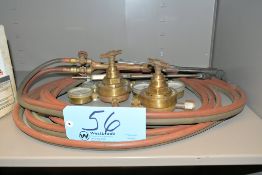Oxygen/Acetylene Hose with Torch and Gages