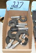 Lot-Various Small Outside Micrometers in (1) Box