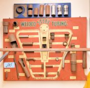 Vintage Steel Tubing Wall Display