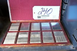 General Electric Standard Roughness Specimens Set with Case