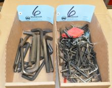 Lot-Allen Wrenches in (2) Boxes
