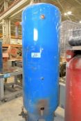 No Identifying Name Approximately 125-Gallon Capacity Vertical Air Receiving Tank