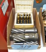 Lot-Various End Mills in (1) Box