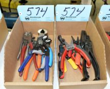 Lot-Strippers, Crimping and Nipper Tools in (2) Boxes