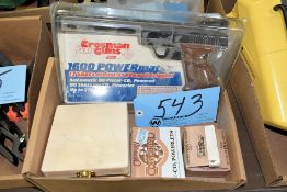 Lot-(1) Crossman Co2 BB Gun with BB's and Powerlets in (1) Box